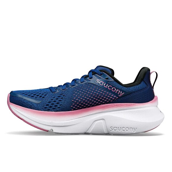 SAUCONY Guide 17 - Women's Running Shoes - Navy/Orchid - Size 7 - Picture 3 of 6